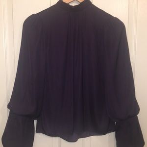 Beautiful Purple Tahari Blouse - Size XS
